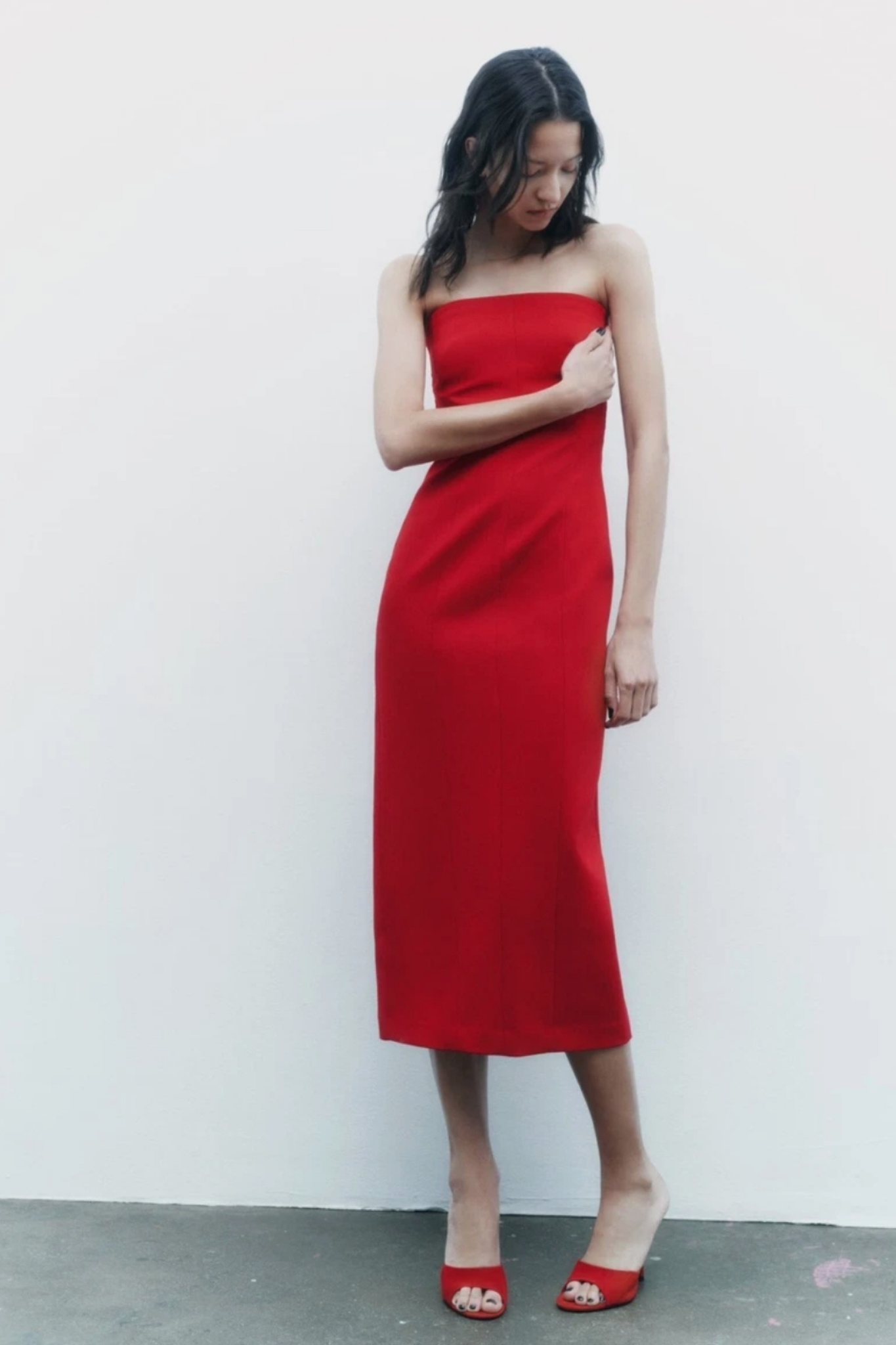 Red Pencil Dress