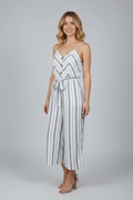Striped Cotton Jumpsuit