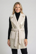 Lamé Long Gilet