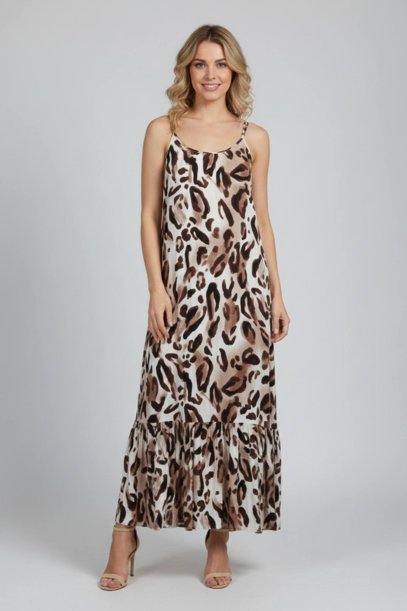 Lightweight Leopard Maxi Dress