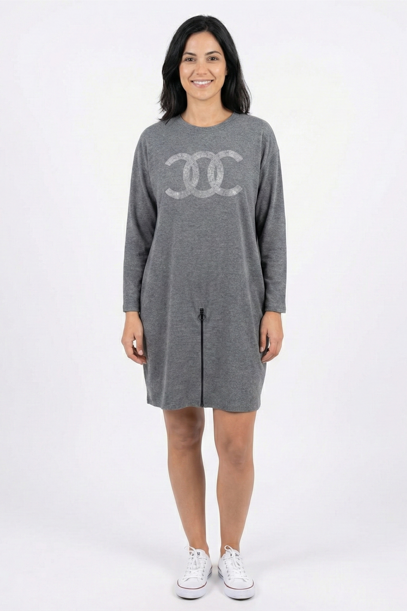 Oversize Shirt Dress - OS