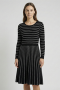Knit Striped Midi-Dress