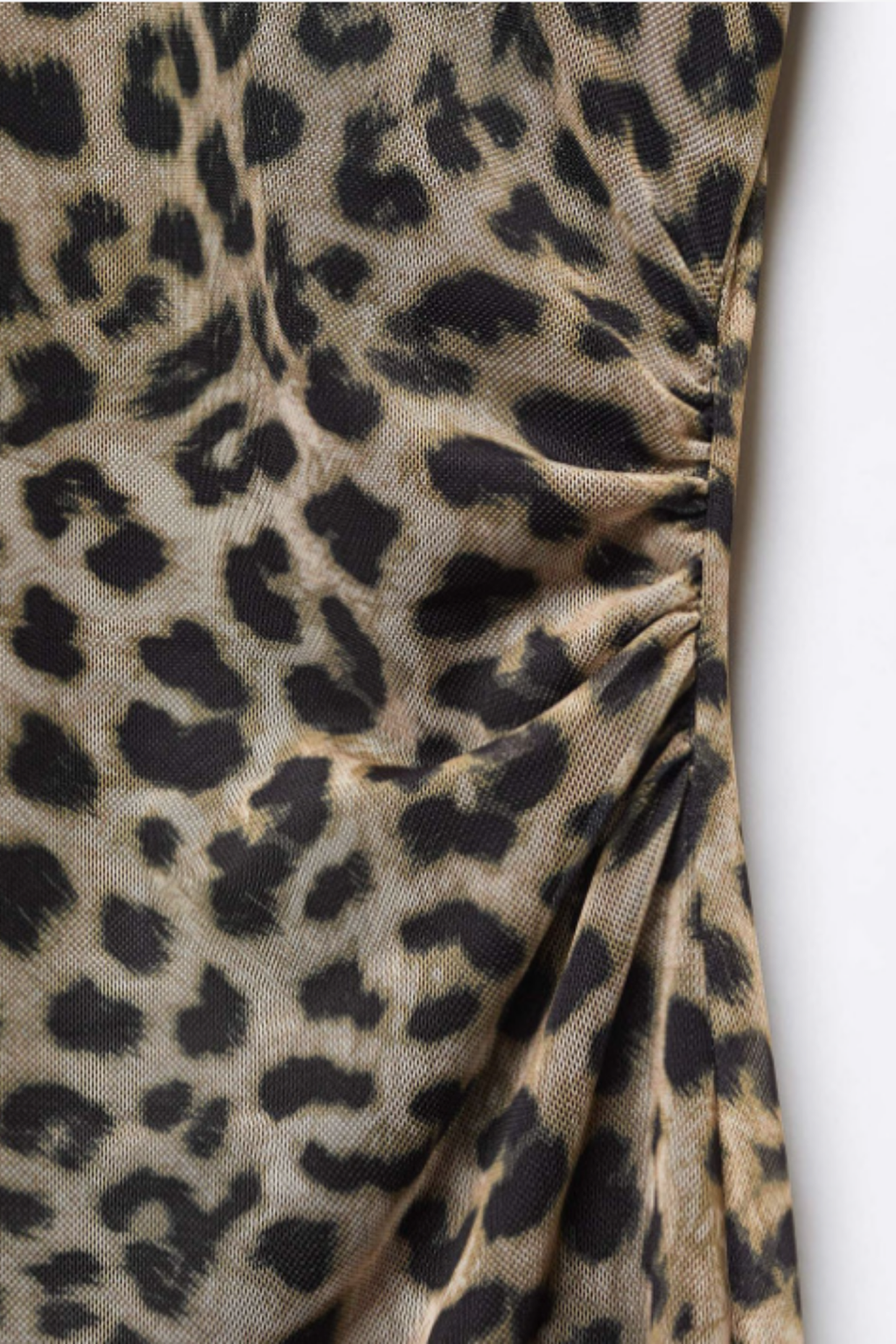 Leopard Print Shift Midi