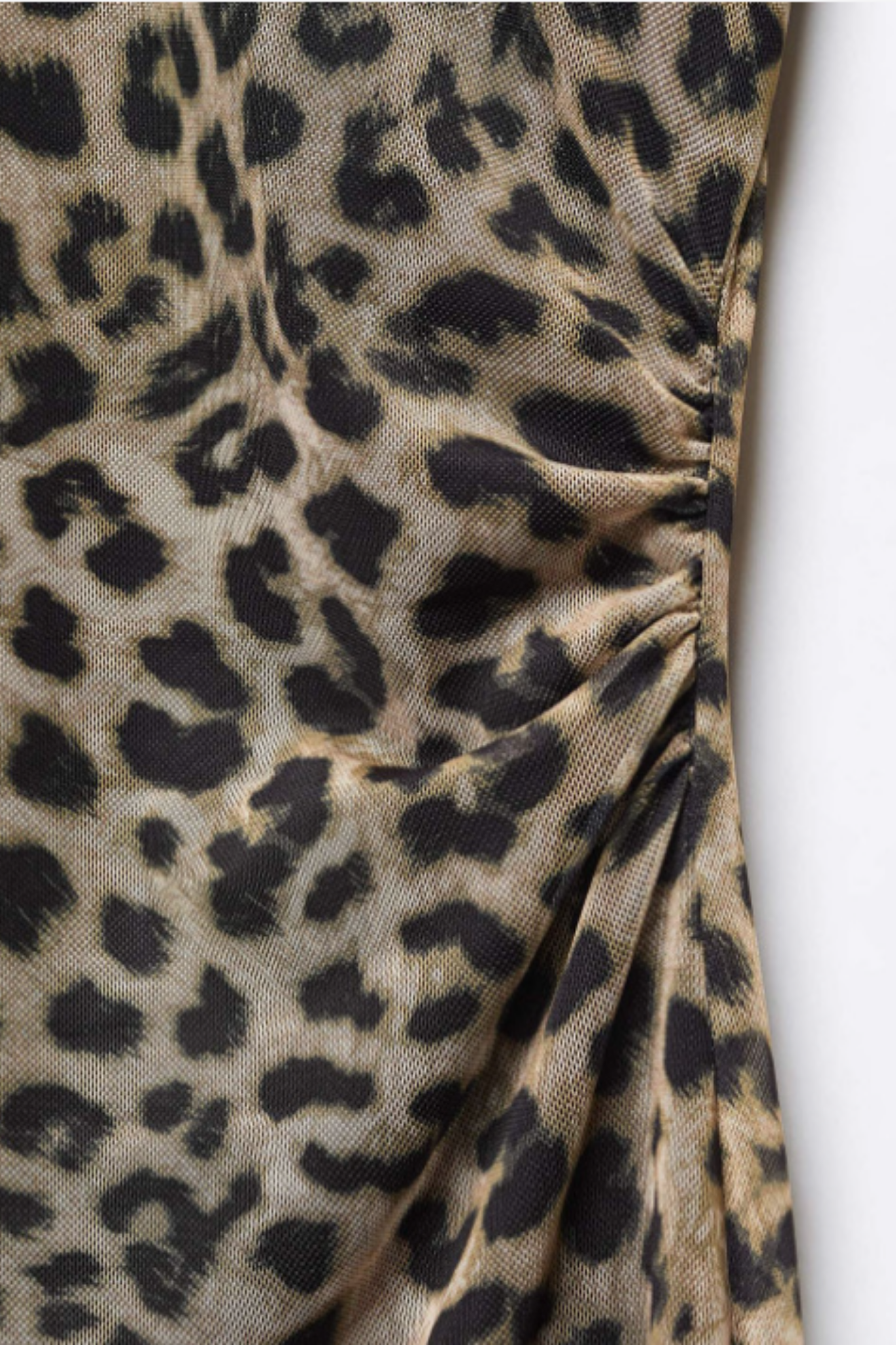 Leopard Print Shift Midi