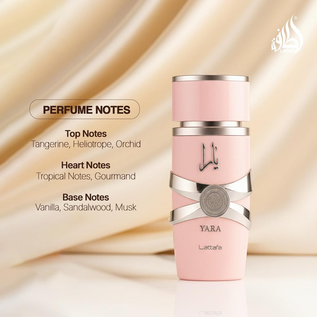 Yara Pink Eau De Parfum 100ml by Lattafa