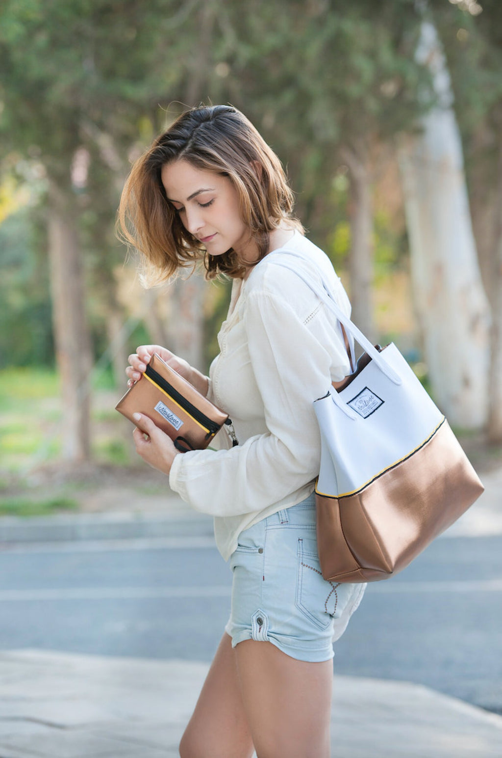 Neo Love Neoprene Beach Bag - Copper