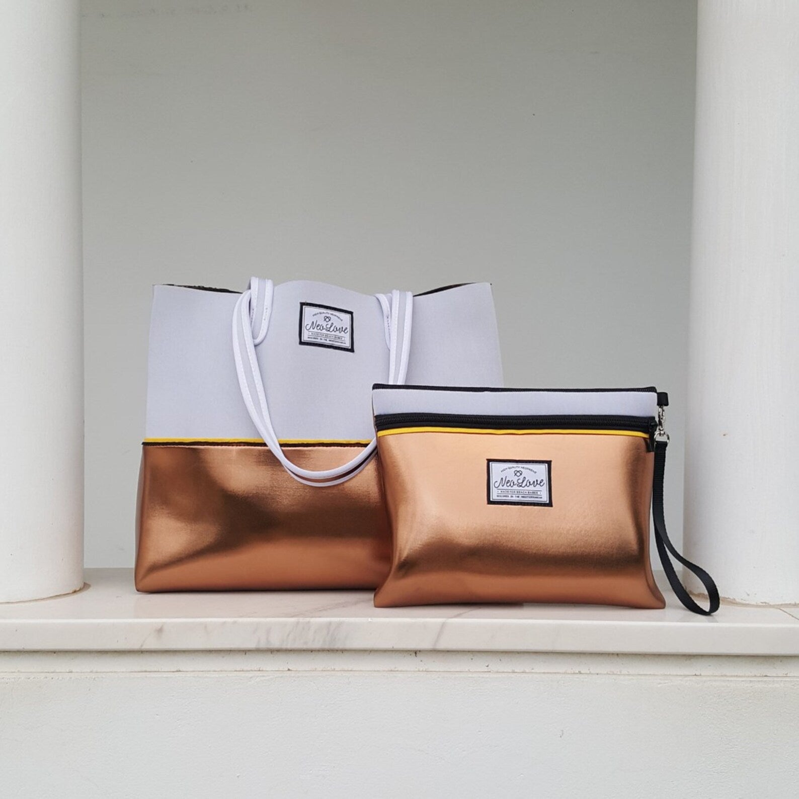 Neo Love Neoprene Beach Bag - Copper