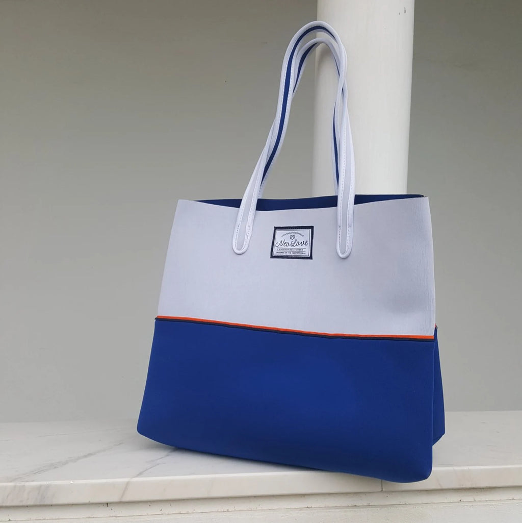 Neo Love Neoprene Beach Bag - Blue