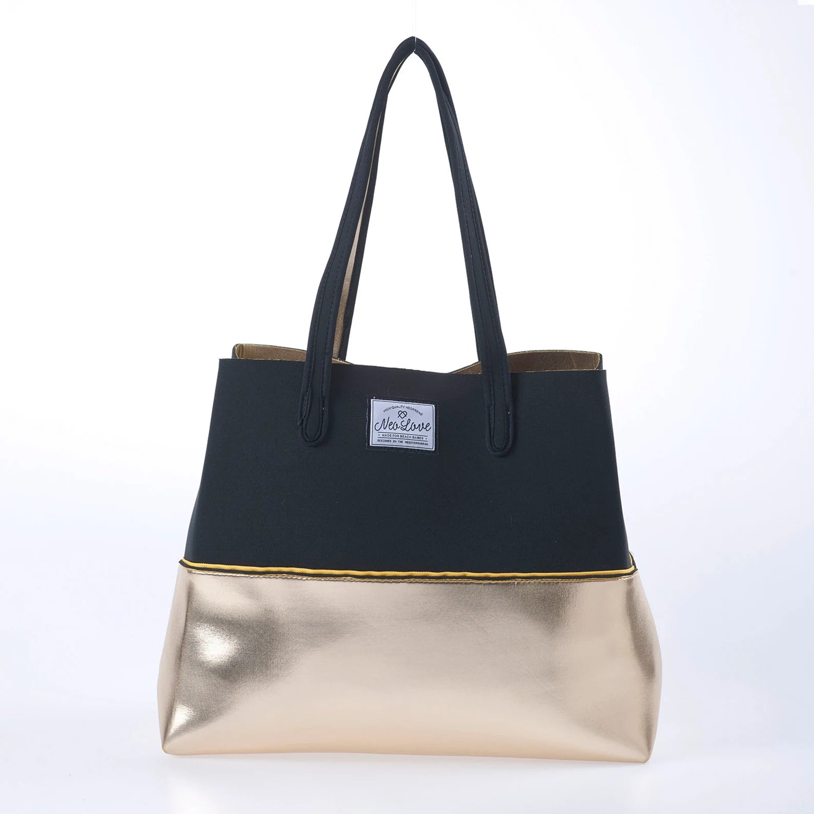 Neo Love Neoprene Beach Bag - Gold