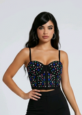 Jewel Bustier Crop Top