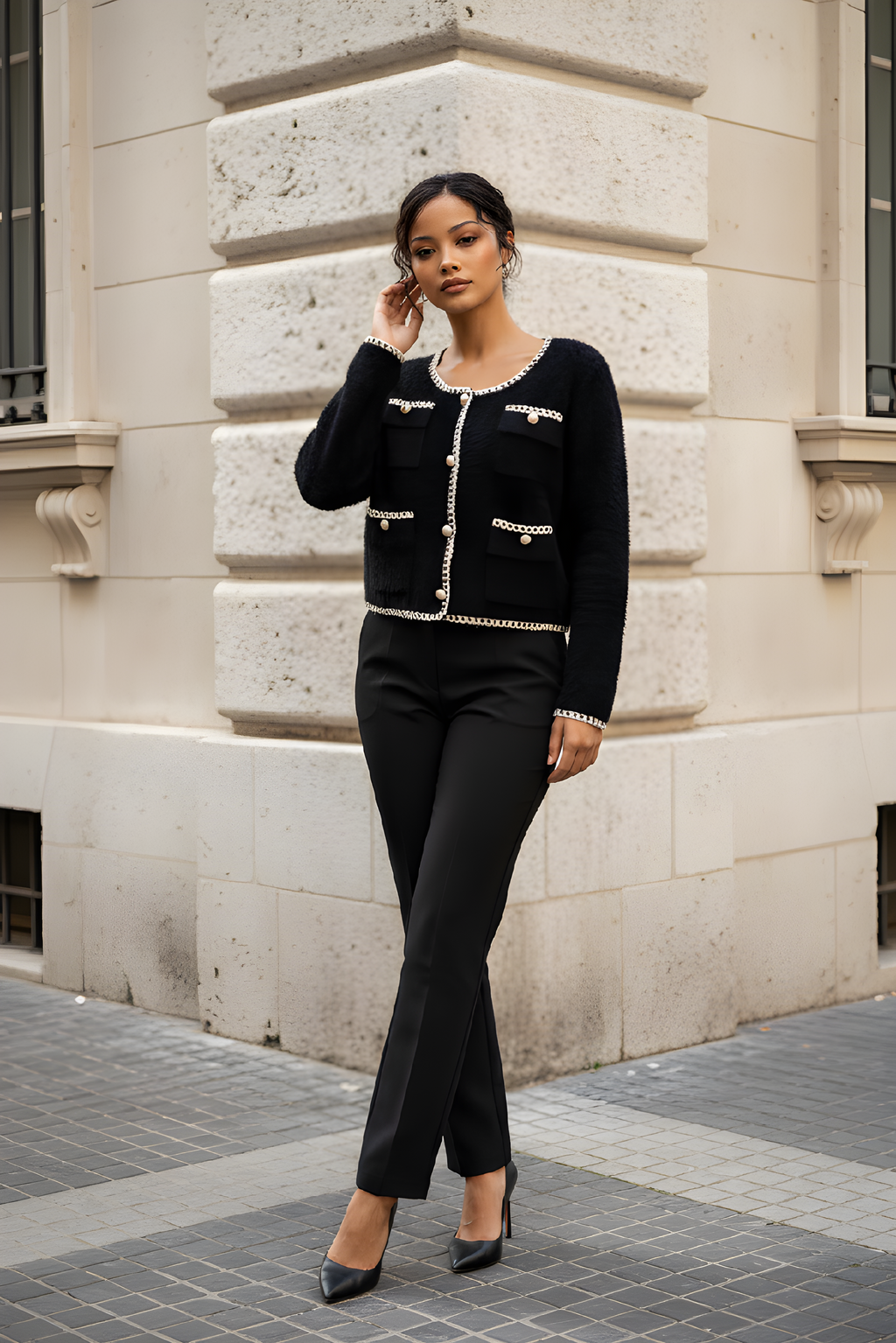 Chic Cardigan with pocket detail