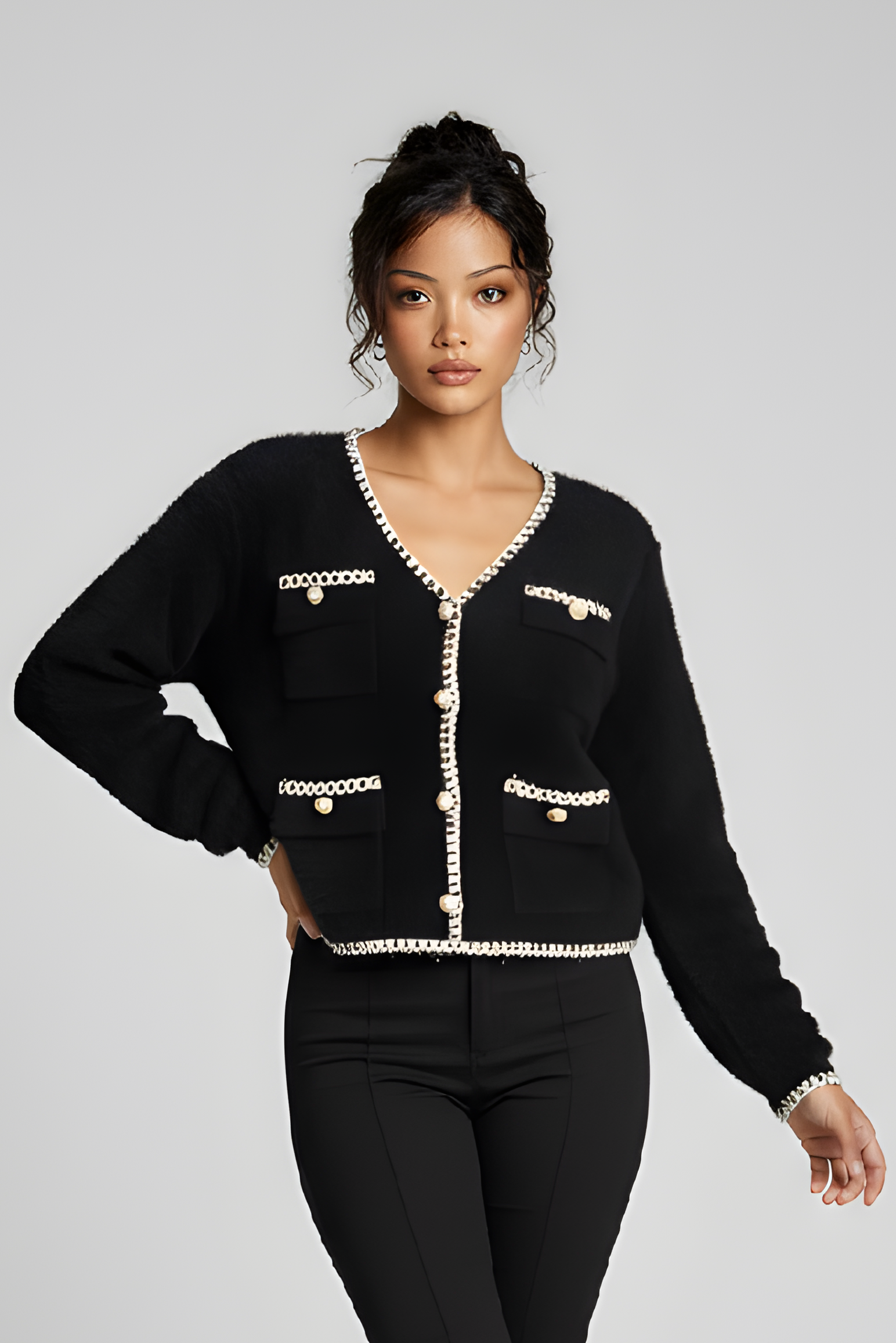 Chic Cardigan with pocket detail