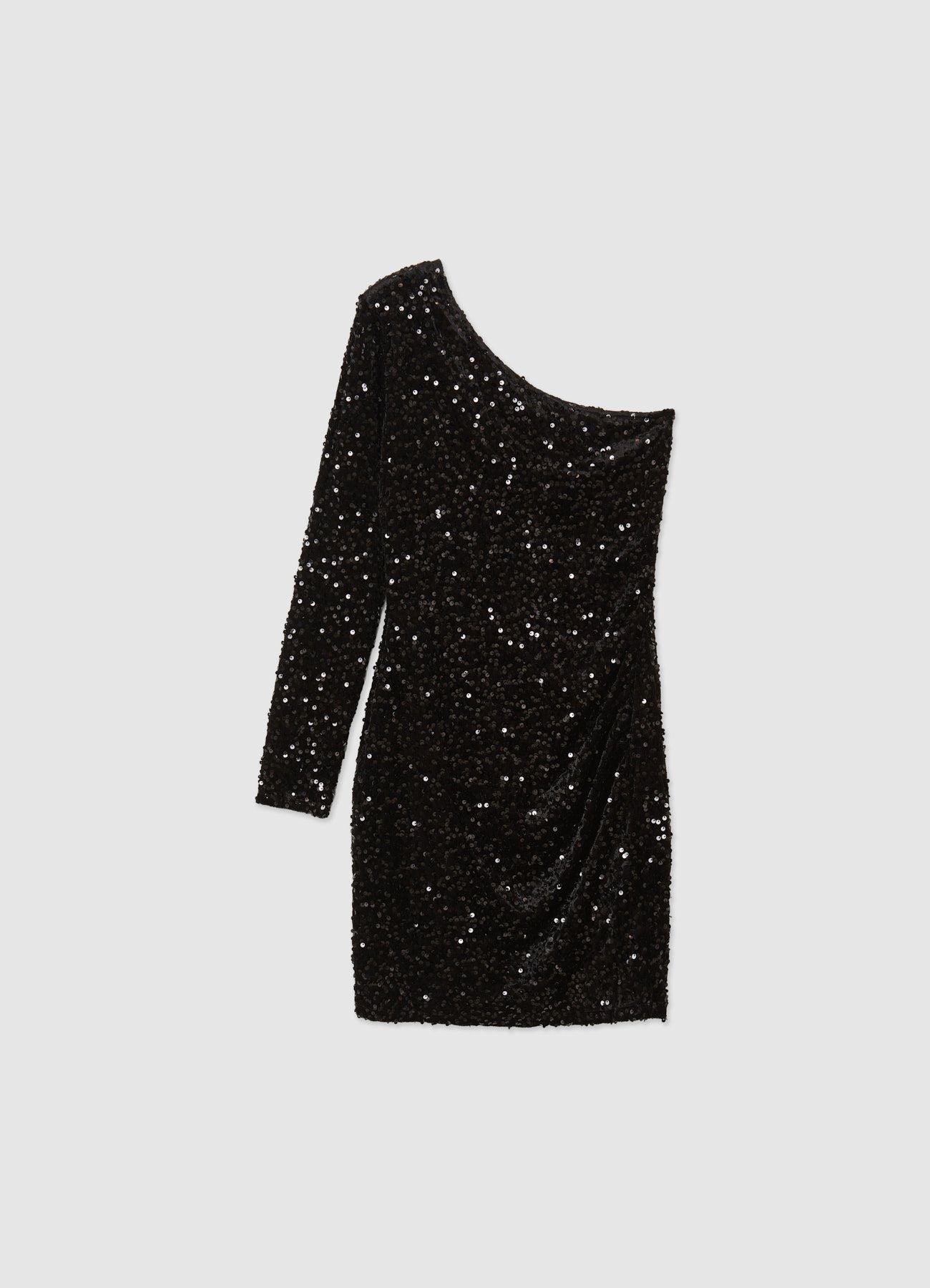 One-shoulder Sequinned Dress