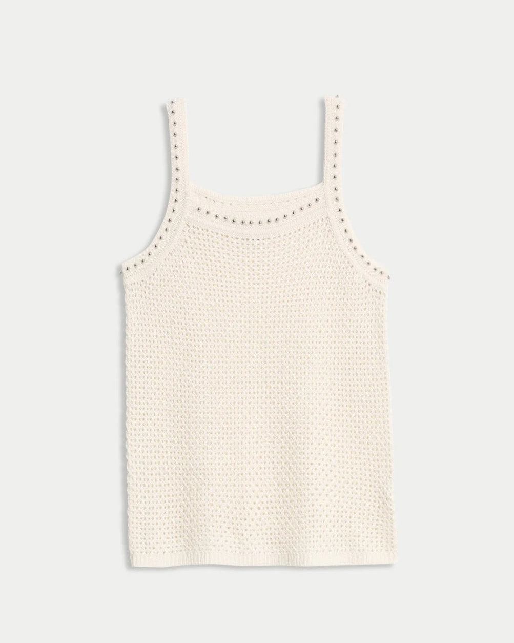 Crochet Silver Beaded Cami