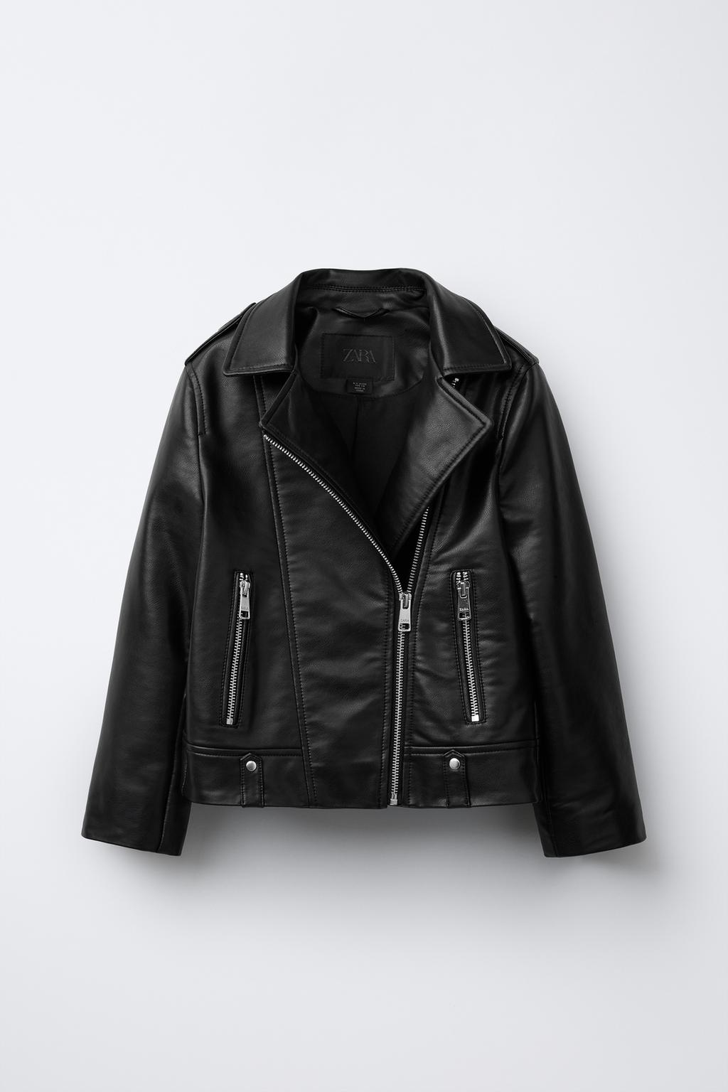 Faux Leather Biker Jacket