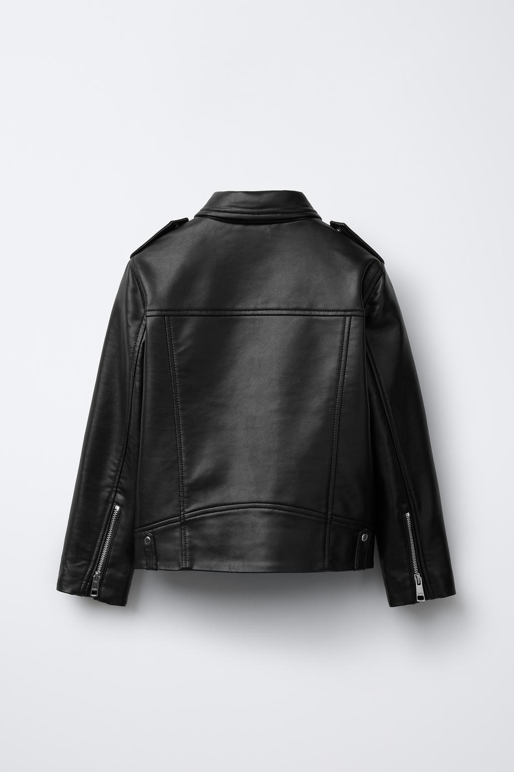 Faux Leather Biker Jacket
