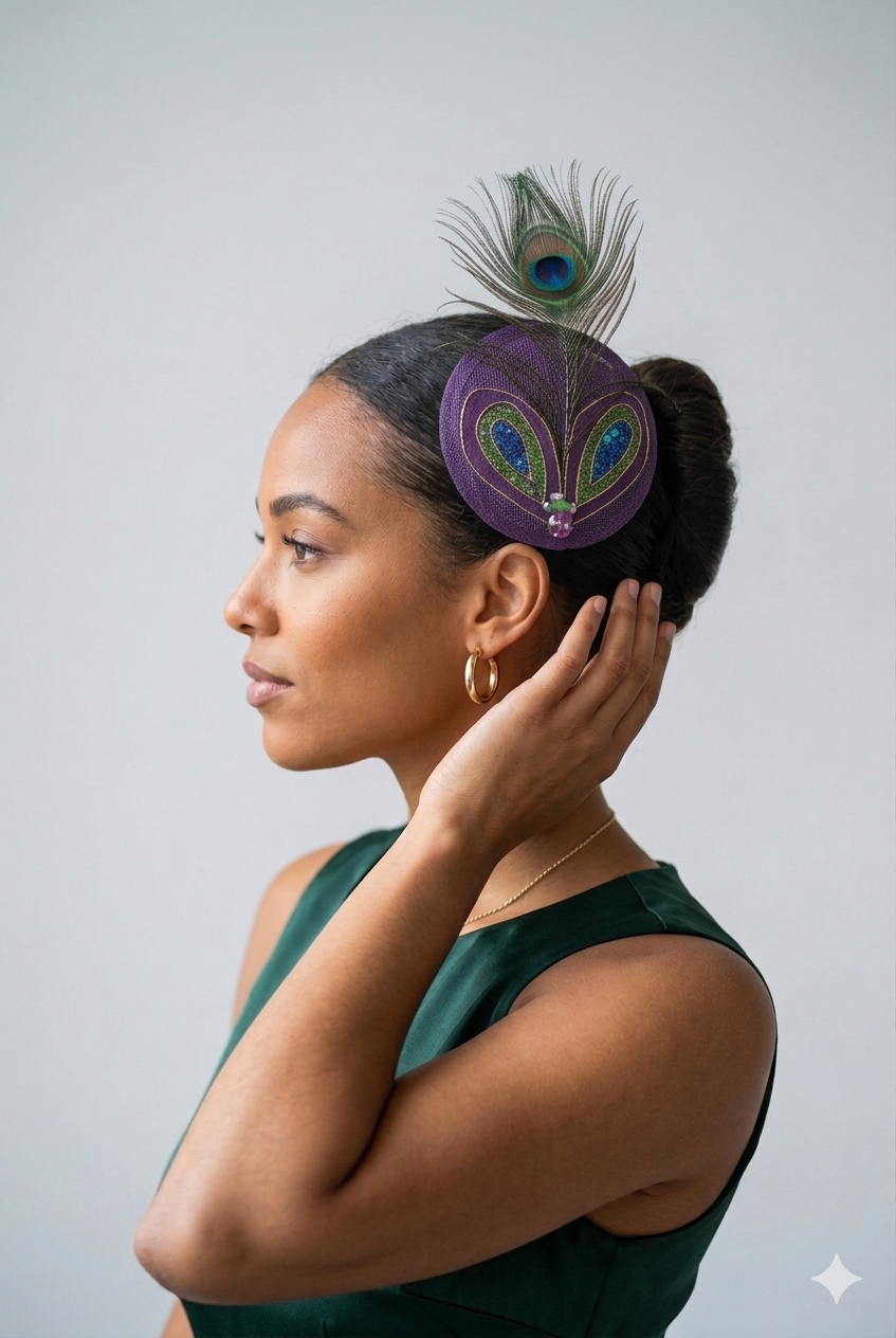 Peacock Fascinator hairband