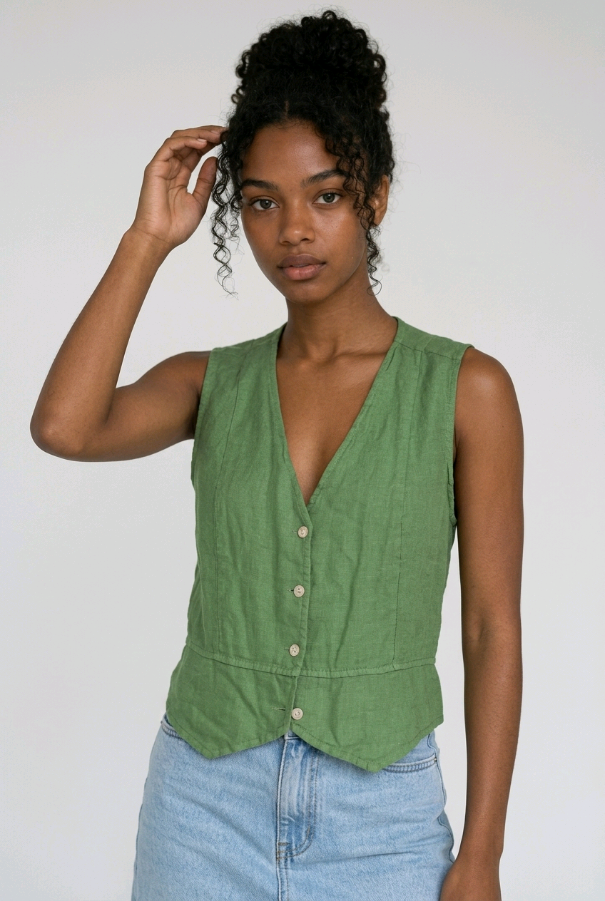 Linen Vest