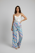 Tropical Wide Leg Pants + Top Set