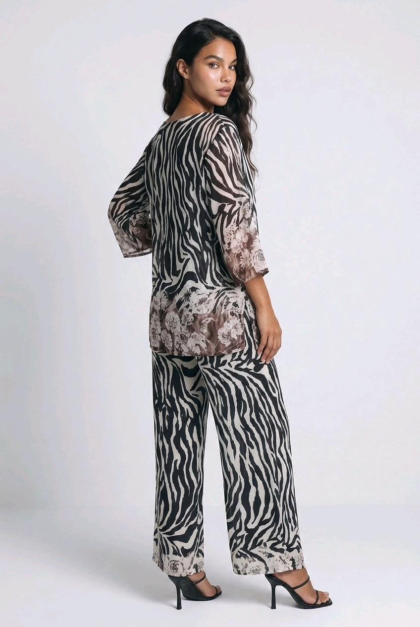 Zebra Coulotte + Top Set