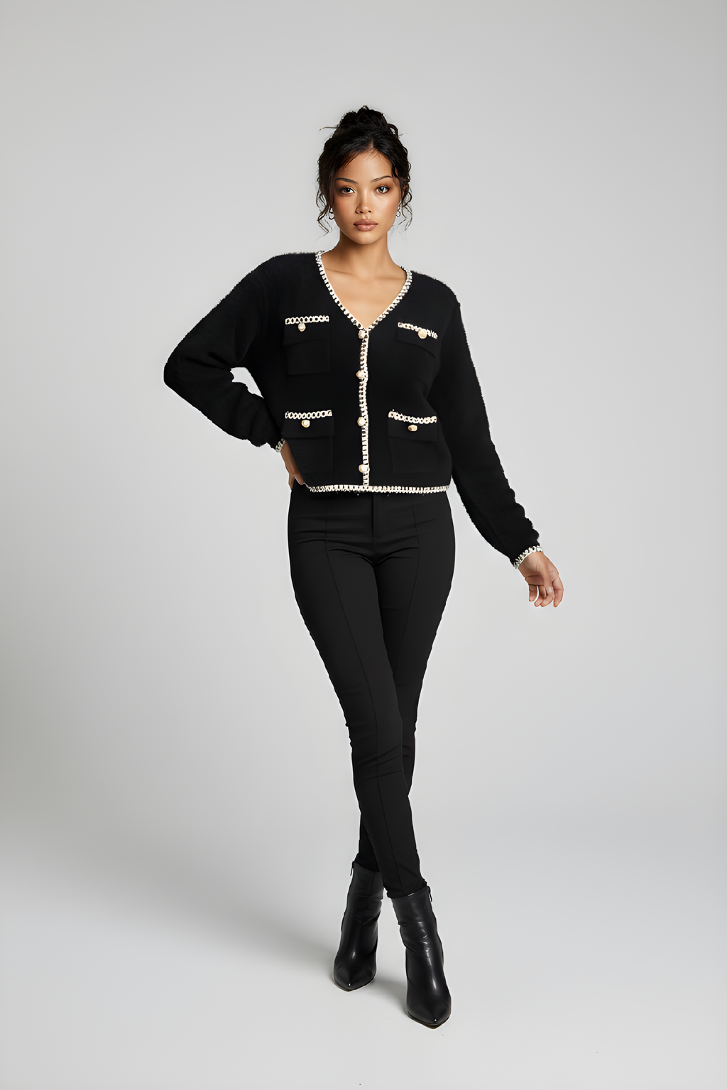 Chic Cardigan with pocket detail