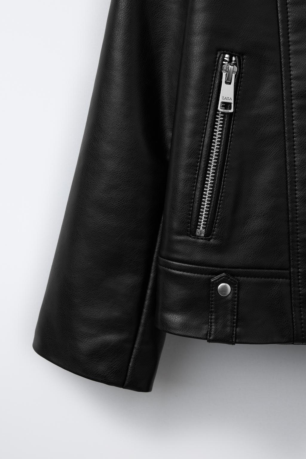 Faux Leather Biker Jacket