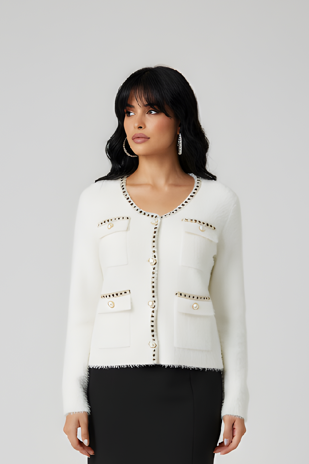 Chic Cardigan with pocket detail