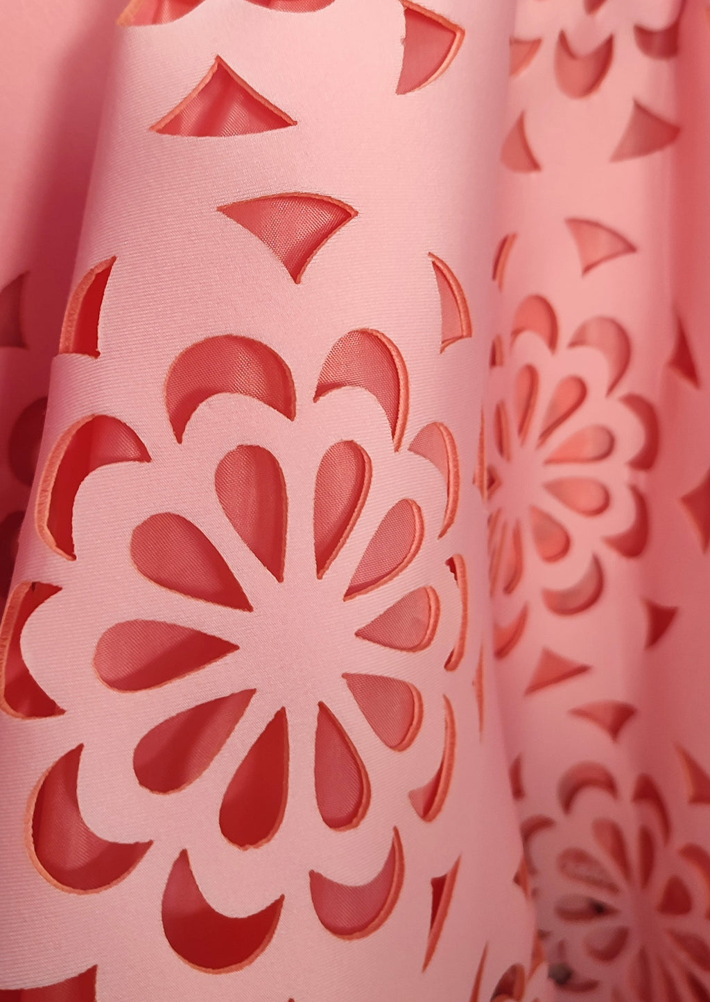 Peach Neoprene Laser Cut Mini