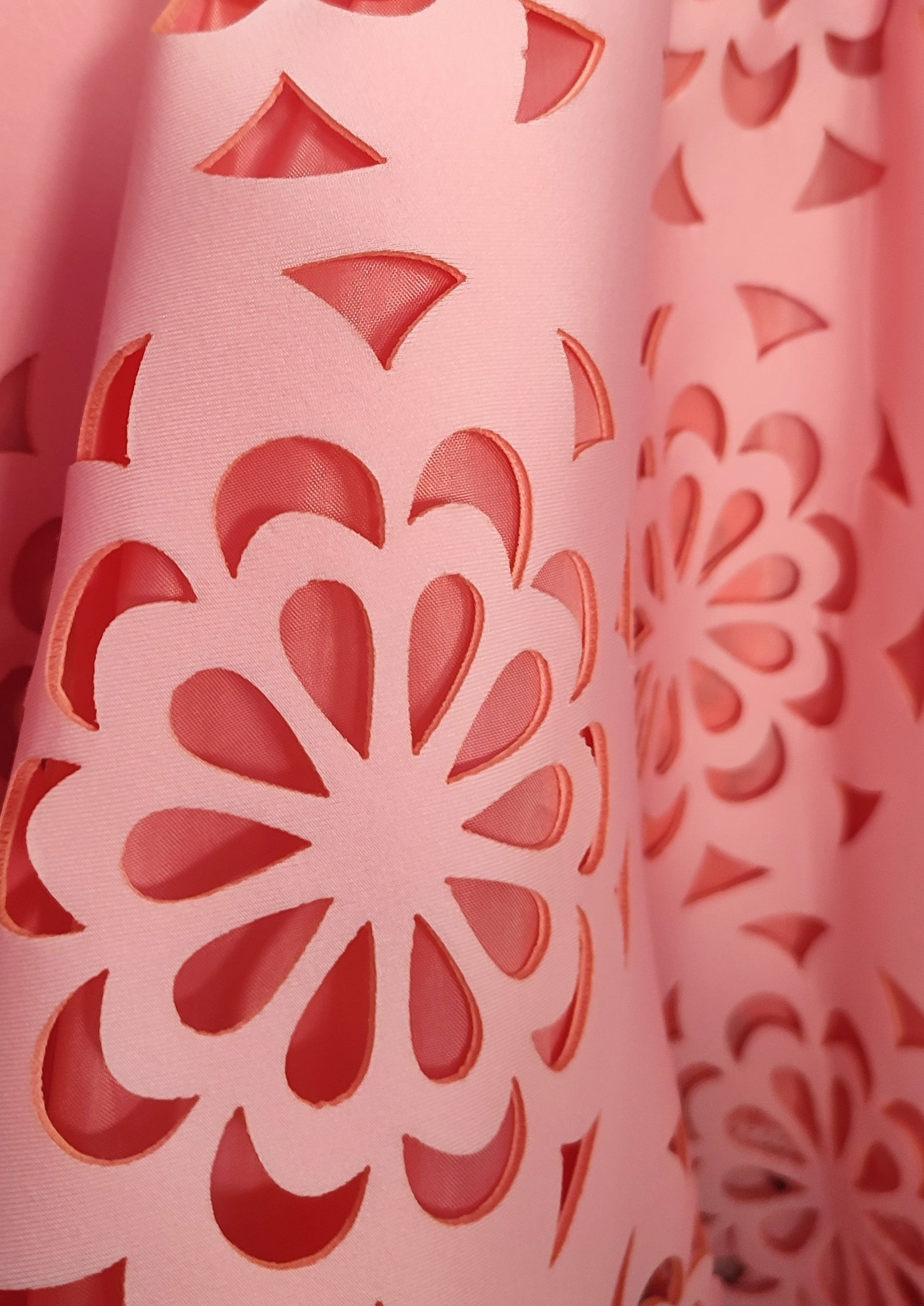 Peach Neoprene Laser Cut Mini