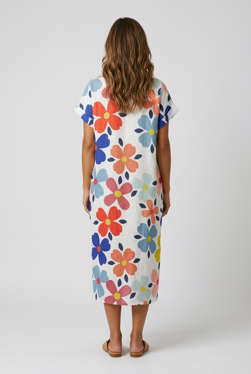 One Size - Flower Beach Tunic