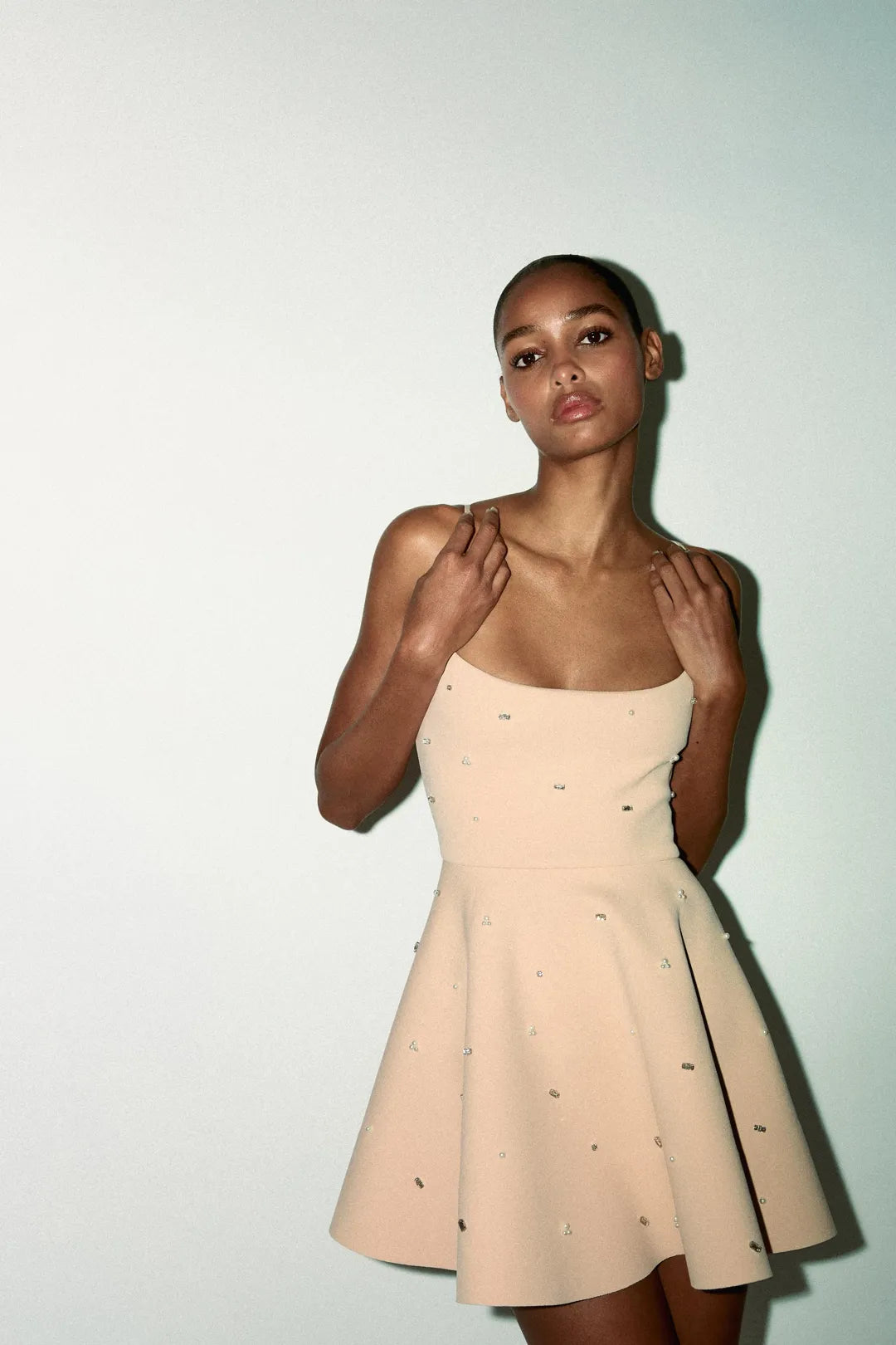 Bejeweled Super Mini Dress